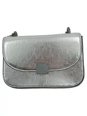 Vorschaubild 1 von Umhängetasche Silber Metallic Kettengurt Elegant Damen Party