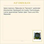 Vorschaubild 2 von tiptoi memory Rekorde im Tierreich Gedächtnisspiel