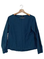 Vorschaubild 1 von Damen Langarmshirt Basic Blau Gr. 36/S Modal