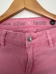 Vorschaubild 3 von Damen Shorts Capri Hose Shape Pink Gr. 40 W31 Stretch Sommer Freizeit