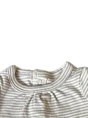 Vorschaubild 3 von Baby Body Gr. 50 Beige Gestreift Baumwolle