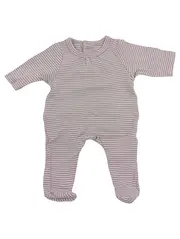 Vorschaubild 2 von Baby Body Gr. 50 Beige Gestreift Baumwolle