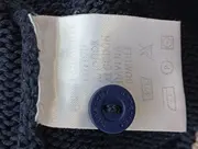 Vorschaubild 3 von Kinder Pullover Gr. 68 Blau Zopfstrickmuster Casual Baumwolle