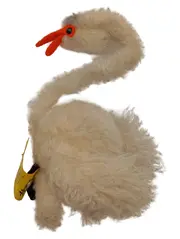Vorschaubild 2 von Schwan Kuscheltier Plüschtier Weiß Klassisch Vintage
