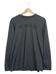 Vorschaubild 1 von Langarmshirt Herren Grau L Sportshirt Logo Print Polyester