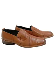 Vorschaubild 1 von Collection Vero Cuoio Herren Leder Slipper Business Braun Gr. 43