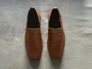 Vorschaubild 2 von Collection Vero Cuoio Herren Leder Slipper Business Braun Gr. 43
