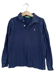 Vorschaubild 1 von Langarm Poloshirt Kinder Gr. 120/122 Blau