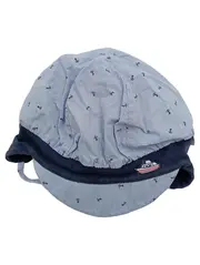 Vorschaubild 1 von Baby Sonnenhut Mütze Maritim Anker Blau Gr. 47 9-12 Monate