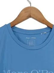 Vorschaubild 3 von Herren T-Shirt L Blau Casual Logo-Print