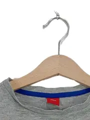 Vorschaubild 2 von Langarmshirt Kinder Gr. 128 Grau Drache Tiermotiv Baumwolle