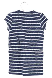 Vorschaubild 2 von Kinder Freizeitkleid Gr. 98 Blau Gestreift Punkte Klassisch Nautisch
