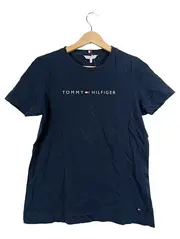 Vorschaubild 1 von Damen T-Shirt Logo Print Blau Navy Gr. M