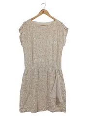 Vorschaubild 1 von Damen Freizeitkleid Gr. 38 M Mehrfarbig Viskose Blumenmuster