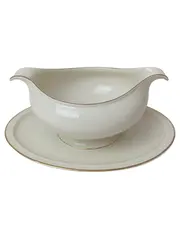 Vorschaubild 1 von WINIFRED Sauciere Porzellan Beige Klassisch 19cm