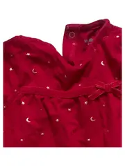 Vorschaubild 5 von Kinder Freizeitkleid Mädchen Gr. 68 Rot Sterne Mond Muster
