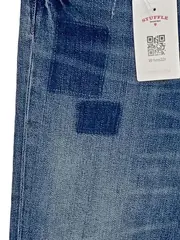 Vorschaubild 5 von Venice Skinny Jeans Damen W26/L32 Blau Destroyed Patches