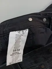 Vorschaubild 4 von Damen Jeans Regular Fit W32 Schwarz Casual Streetwear