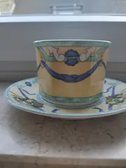 Vorschaubild 2 von CITTA Campagna Tasse Untertasse Beige Porzellan 6cm