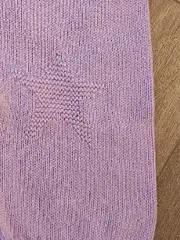 Vorschaubild 4 von Strickhose Mädchen Gr. 86 Rosa Baumwolle Sterne