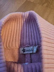 Vorschaubild 6 von Strickhose Mädchen Gr. 86 Rosa Baumwolle Sterne