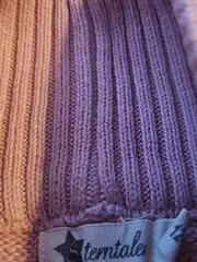Vorschaubild 5 von Strickhose Mädchen Gr. 86 Rosa Baumwolle Sterne
