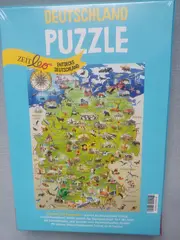 Vorschaubild 4 von Deutschland Puzzle Zeit Leo Entdecke Deutschland 150 Teile Kinderpuzzle NEU