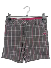 Vorschaubild 1 von Kinder Shorts Gr. 122 Grau Kariert Casual Baumwolle