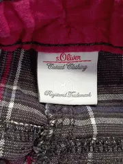 Vorschaubild 3 von Kinder Shorts Gr. 122 Grau Kariert Casual Baumwolle