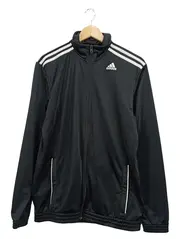 Vorschaubild 1 von Trainingsjacke Herren Gr. XL schwarz weiß 3-Streifen Sportjacke