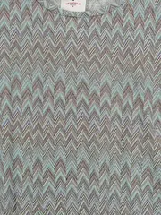 Vorschaubild 2 von Damen T-Shirt Mehrfarbig Zickzack-Muster Gr. M Casual