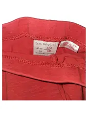 Vorschaubild 4 von Baby Girl Leggings Capri Hose Rot Gr. 68 Baumwolle