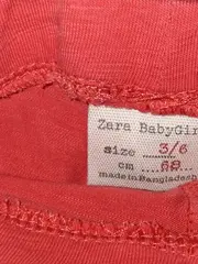 Vorschaubild 5 von Baby Girl Leggings Capri Hose Rot Gr. 68 Baumwolle