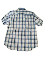 Vorschaubild 2 von Herren Karohemd Kurzarm XXL Blau Weiß Freizeithemd