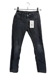 Vorschaubild 1 von Kinder Jeans Slim Fit Skinny Grau Gr. 128 Stretch Denim