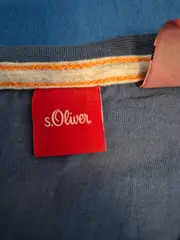 Vorschaubild 5 von Herren T-Shirt Grafik Print Blau Gr. XL 100% Wolle