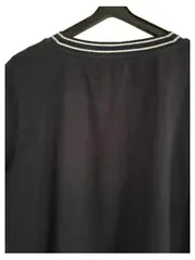 Vorschaubild 2 von Damen T-Shirt Blau Uni Kurzarm Baumwolle Gr. 44/XXL Freizeit