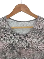 Vorschaubild 2 von Damen Langarmshirt Gr. 40/L Mehrfarbig Casual Viskose