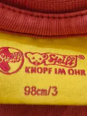 Vorschaubild 5 von Kinder T-Shirt Rot Gr. 98 Teddybär Applikation Baumwolle Casual