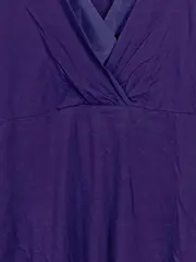 Vorschaubild 3 von Damen Bluse Lila Gr. 34 Wickeloptik 3/4-Arm Viskose Modern