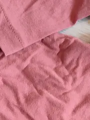 Vorschaubild 3 von Baby Mädchen Langarmshirt Gr. 80 Orange Häkeldetail Baumwolle Casual