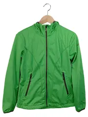 Vorschaubild 1 von Damen Outdoorjacke Gr. 38/S Grün Sportlich Kapuze Windbreaker