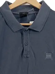 Vorschaubild 3 von Herren Poloshirt Blau Gr. 52 XL Slim Fit Kurzarm Baumwolle