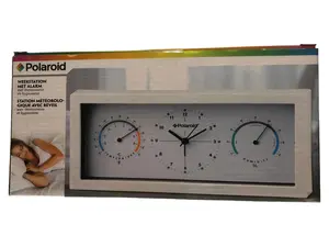 POLAROID analoge Wetterstation