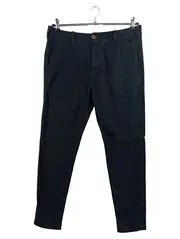 Vorschaubild 1 von Herren Stoffhose W32/L32 Schwarz Casual Modern Baumwolle