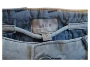 Vorschaubild 4 von Damen Rock Minirock Grau Gr. S Baumwolle Casual Reißverschluss