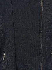 Vorschaubild 5 von Damen Strickjacke Gr. 36 S Schwarz Asymmetrisch Reißverschluss
