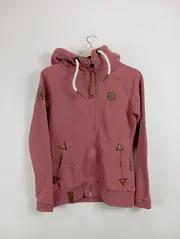 Vorschaubild 2 von Damen Kapuzenjacke Rosa Gr. 36;S Casual Herbst/Winter