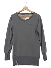 Vorschaubild 1 von Damen Sweatshirt Gr. 36/S Grau Casual Streetwear Langarm