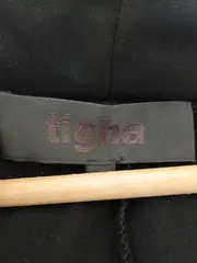 Vorschaubild 2 von Businesskleid Damen Gr. 36/S Schwarz Modern Langarm Viskose Asymmetrisch